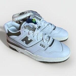 New Balance 550 x AIME Leon DORE White Olive Brand New Men's Size 6/ Women's 7.5
